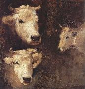 Nicolae Grigorescu Oxen oil